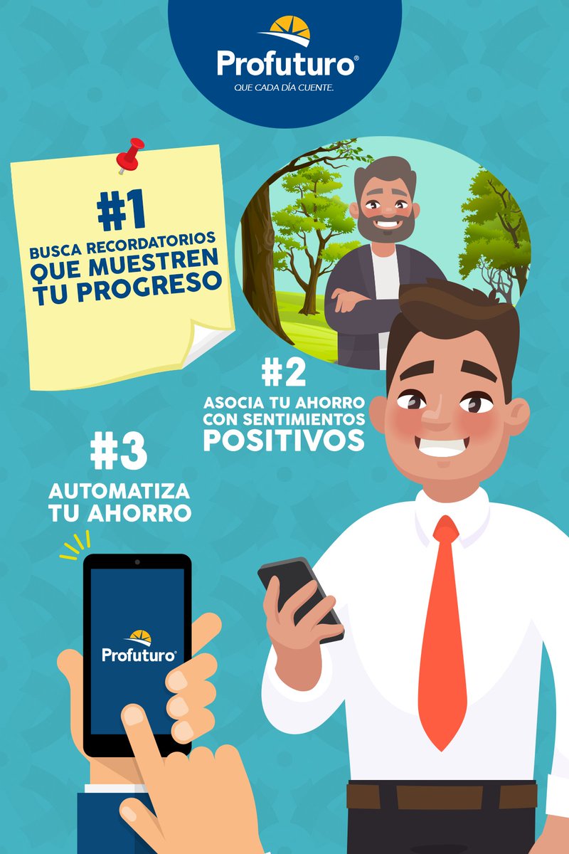 ProfuturoMX's tweet photo. Piensa en el futuro que quieres construir y has lo posible para lograrlo. 
Entra a nuestro blog y encuentra más formas de ahorrar más fácil: https://t.co/iNu5NF1T8f https://t.co/PaZY5pyUrd