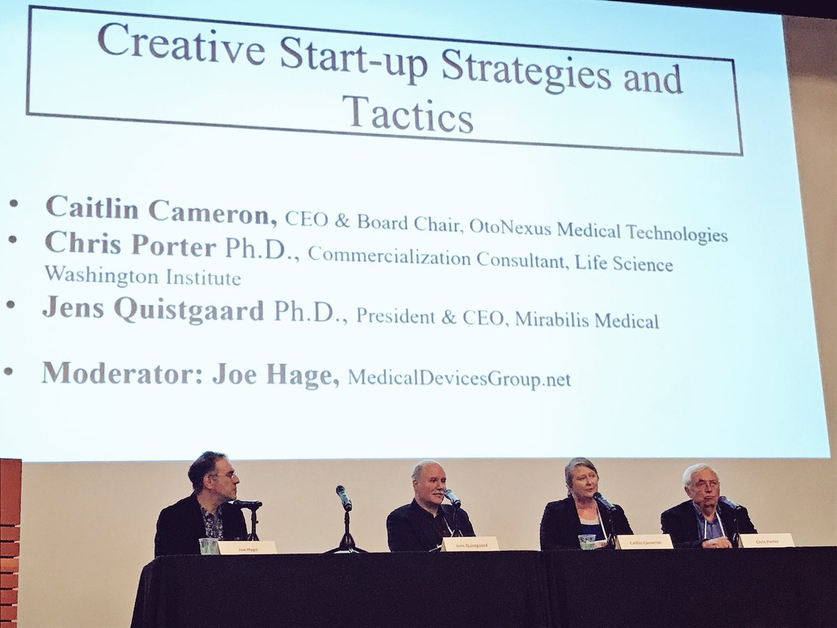 OtoNexus's tweet image. Our CEO at the 2018 Washington State medical device summit