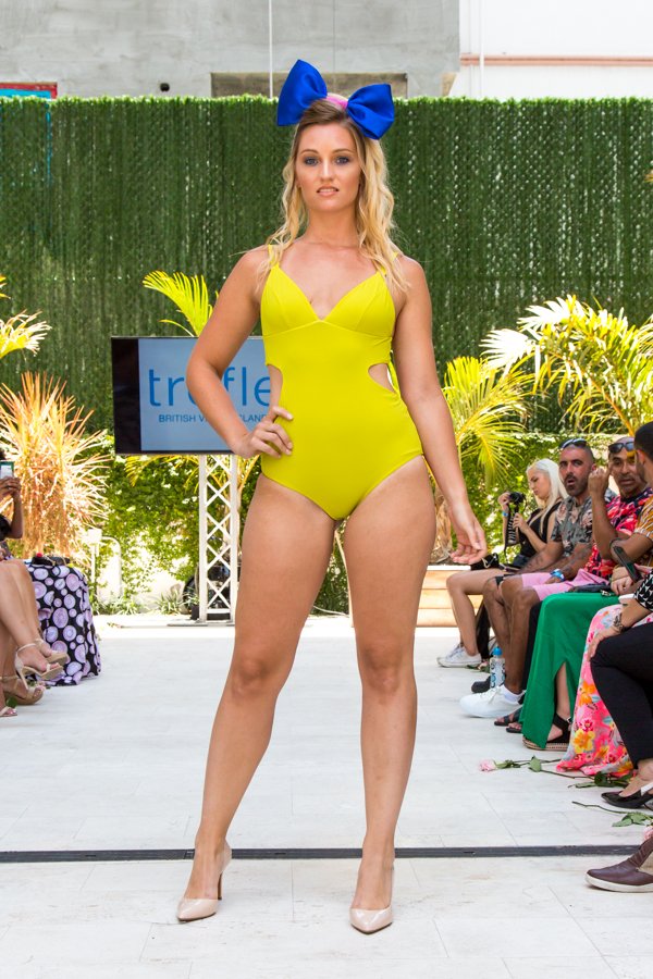 CLTModels's tweet image. #charlotte model Lindsey walks for @trefleswimwear in @descalzo_shows at #miamiswimweek this year #clt #queencity #qc