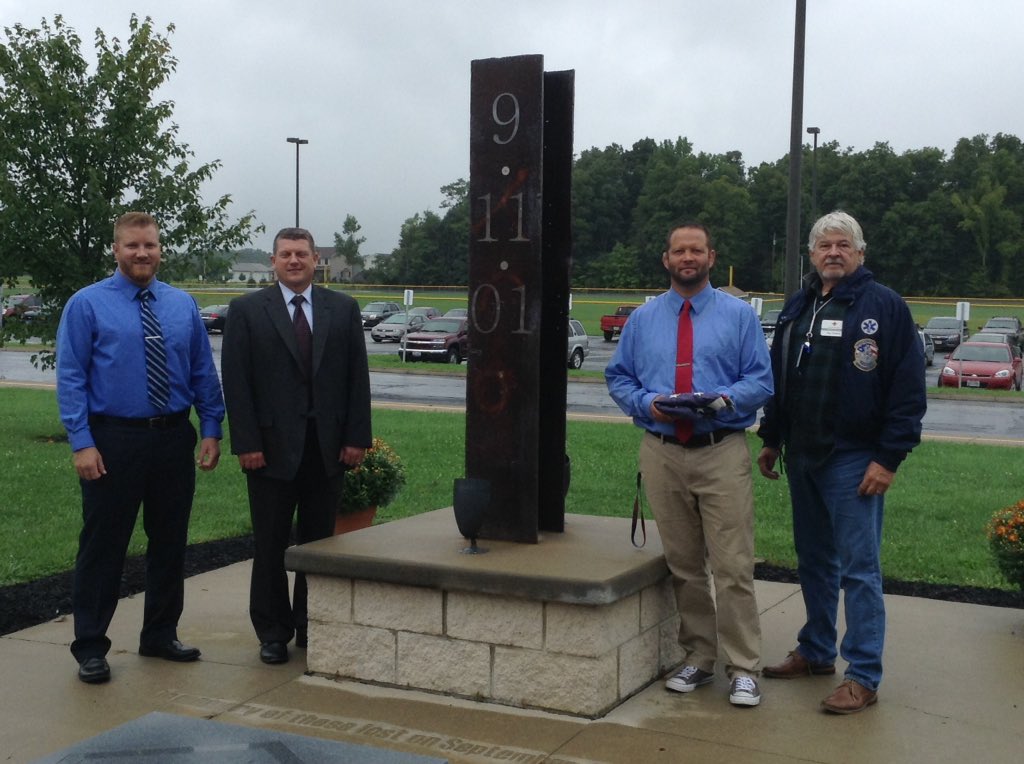 mapletonproud's tweet image. Remembering 9/11 at Mapleton High School with breakfast for first responders and an assembly with guest speaker Dan Bowles.