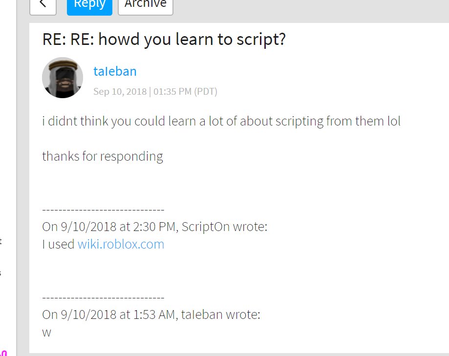 Scriptonroblox On Twitter Apparently People Still Don T Know That The Wiki Dev Hub Is The Best Place To Learn About Everything Dev Related Nightgaladeld I Think You Guys Should Pin A Start Making - developer wiki roblox the best developer images