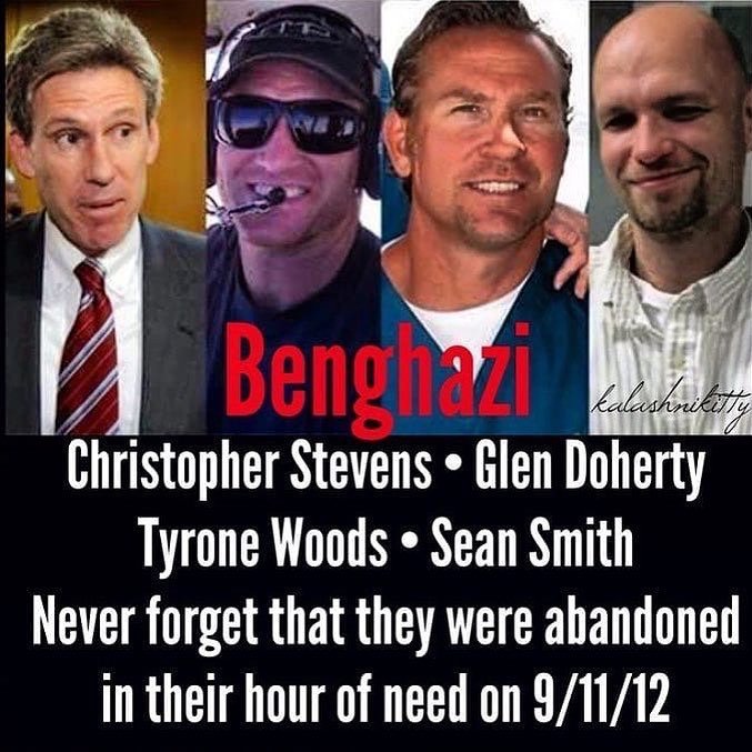vsdiva10's tweet photo. Along w/those who died 17 years ago are those who died 6 years ago. Their compound was attacked with overwhelming force. A group of brave men fought for their lives & for each other 13 hours. Remember them today. #bengazi #9/11 #rememer #loss #love #usa #seals #navy #usmc #army https://t.co/0rqhvtf33G