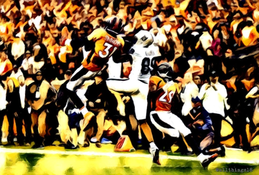 ALLTHINGS18's tweet photo. PM Edition Turnover Tuesday: Justin Simmons steals one fromΒ Oakland https://t.co/lfZaFFZXaa https://t.co/mkDG1yu2bZ