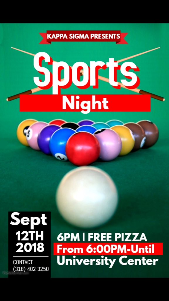 Come out tomorrow night and enjoy some free pizza and a little friendly competition! #rushΚΣ #taΚΣover #rushtheorder