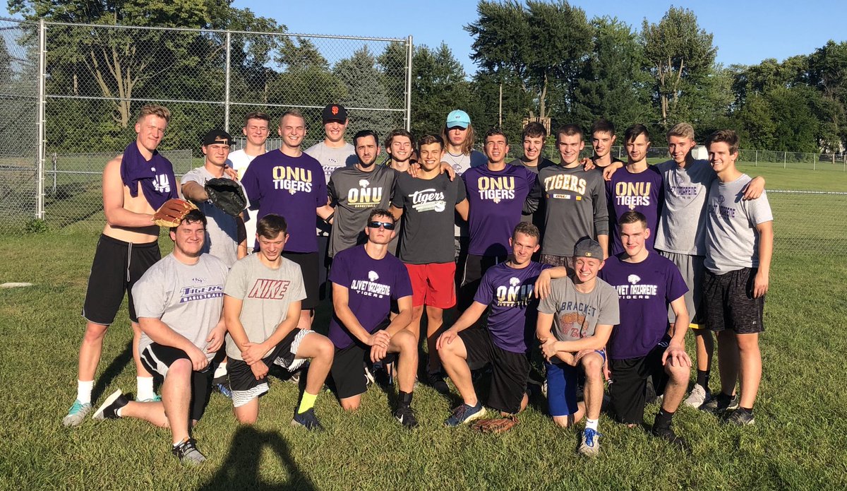 6th Annual @ONUHoops Slow-pitch Softball game. Making errors, swinging & missing and having a blast doing it! #channelingscottysmalls