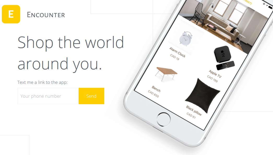 jointhescrum's tweet image. Startup of the week @EncounterApp Shop the world around you!
encounter-app.com//?ref=startupb…