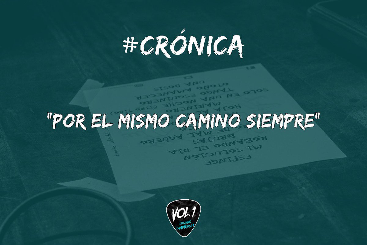 #CronicaVol1
<a href="/lacondenadecain/">La Condena de Caín</a> se presentó en Quilmes! Más precisamente en el <a href="/ClubTucuman/">ClubTucumanAuditorio</a> y <a href="/almaentregua_/">𝒏𝒂𝒉𝒊</a> nos trajo esta gran crónica ➡️ bit.ly/2N5pBcr