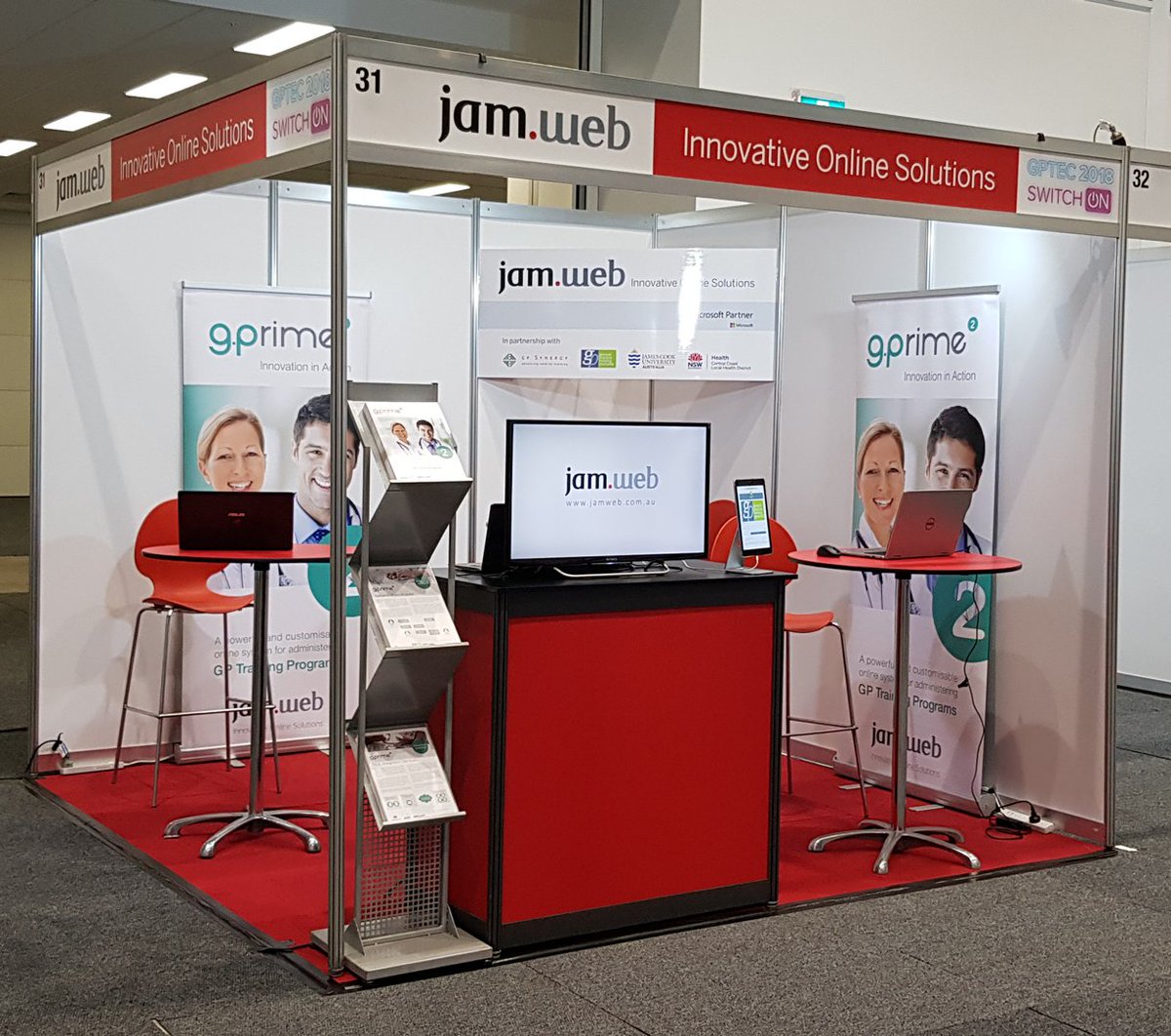 jamwebservices's tweet photo. We're here in Adelaide this week for #gptec2018. Come to the red booth for a chat! @GPTEC2018 https://t.co/P1zGpIUygG