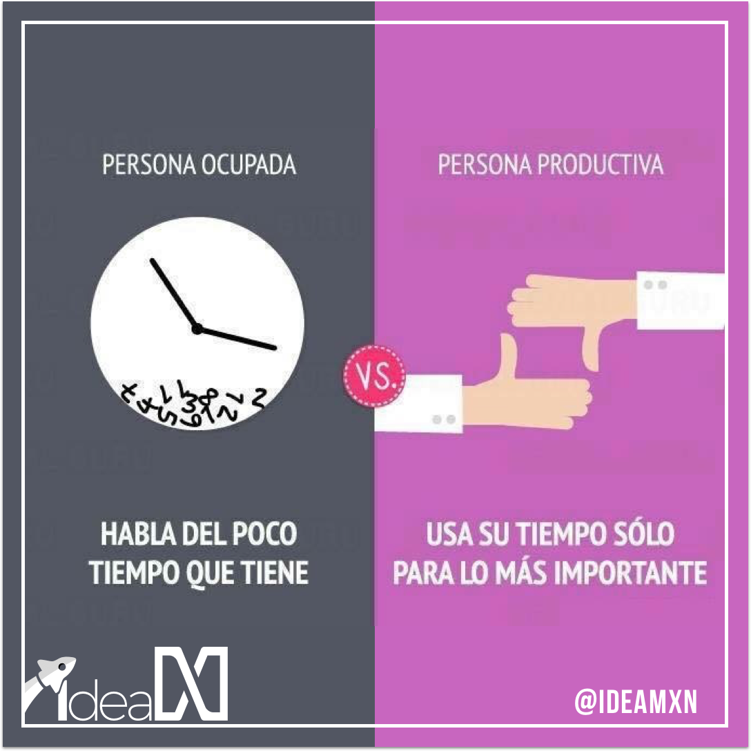 ideamxn's tweet photo. Persona Productiva vs Persona Ocupada💪🚀
.
.
.
.#ideaMXN #startup #Mexico #apps #newApp #coolTalents #entrepreneur #businessowners #business #latinos #negocios #projects #entrepreneurs #beyourownboss #inspirelatinos #nevergiveup #idea #dreams #courage #innovation #startuplife https://t.co/x2yqpofBvs