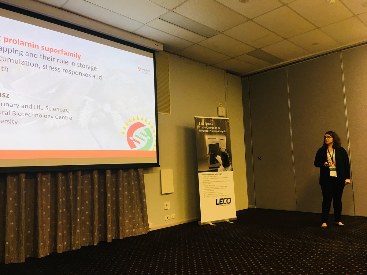 ShiwangniRao's tweet photo. Targeting epitopes related to allergenicity may be one option of making wheat more acceptable by consumers according to Dr.A. Juhasz from @MurdochUni #AGSA18 @FGC_Chris https://t.co/VeSJKYiqmV