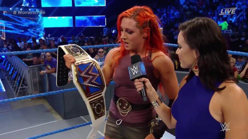 SportLiveEvents's tweet photo. Today in History: @BeckyLynchWWE becomes the first SmackDown Women’s Champion https://t.co/fWAxSt3cfO