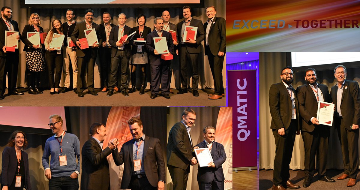 qmatic's tweet image. Congratulations to this years Qmatic Award Winners! #ExceedTogether #SalesConference #Qmatic