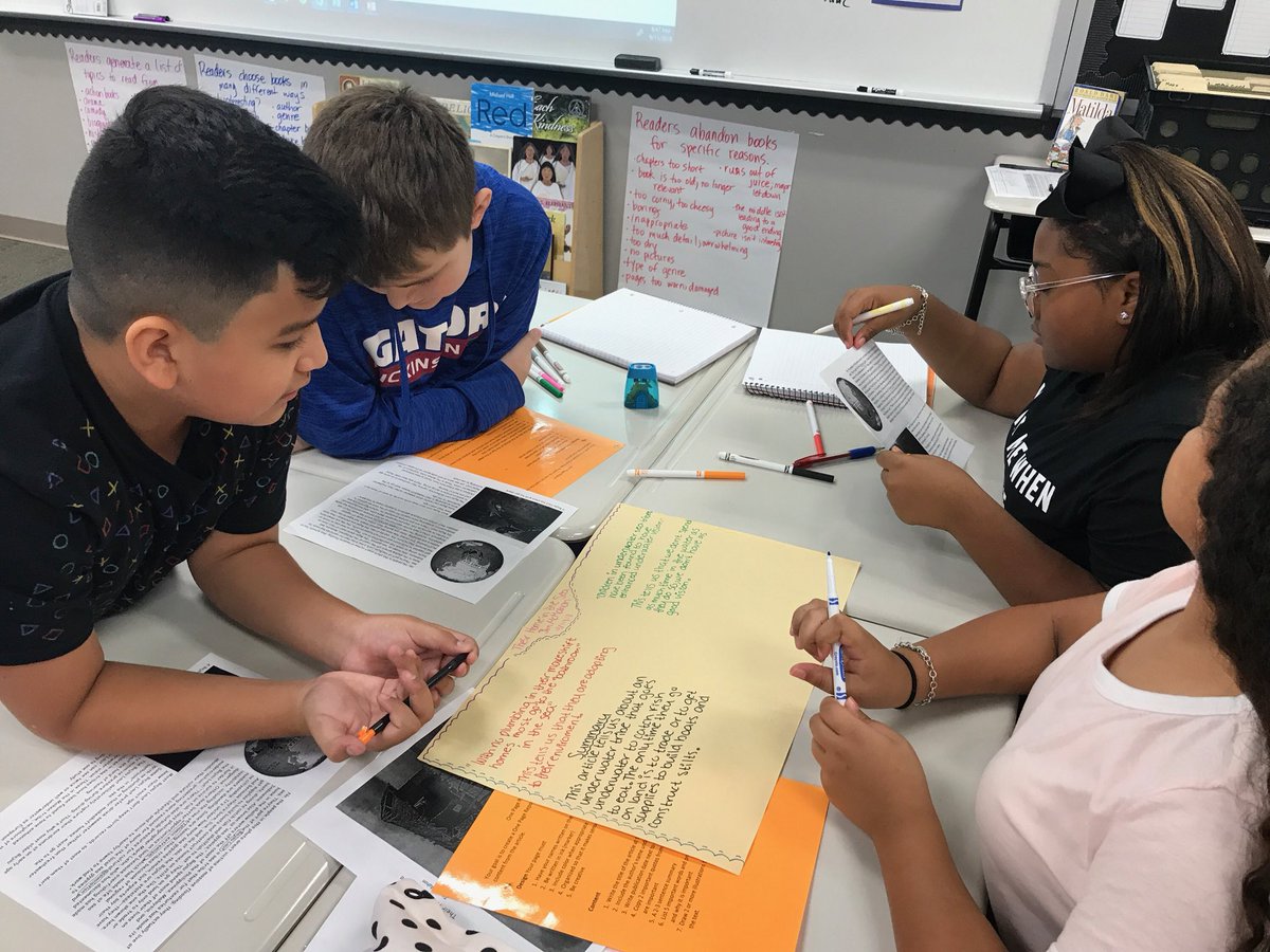 LobitMS's tweet image. One pagers in Mrs. Poindexter’s class!!