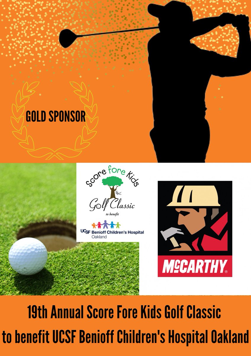 ScoreForeKids's tweet photo. #SponsorShoutout
Excited to have @McCarthyBuild returning as a Gold Sponsor for #SFK2018!
Thank you for your continued support of UCSF Benioff Children’s Hospital Oakland! https://t.co/Nv7sjiBvqQ