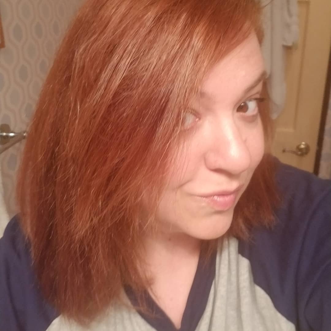 PCOSGurl's tweet photo. I think I did a damn good job on my hair... highlights and all LOL

Sometimes you just gotta take a moment for you, self care is important 

#PCOS #PCOSAwarenessMonth #pcosadvocate #pcoswarrior https://t.co/Xv2TJYWE17