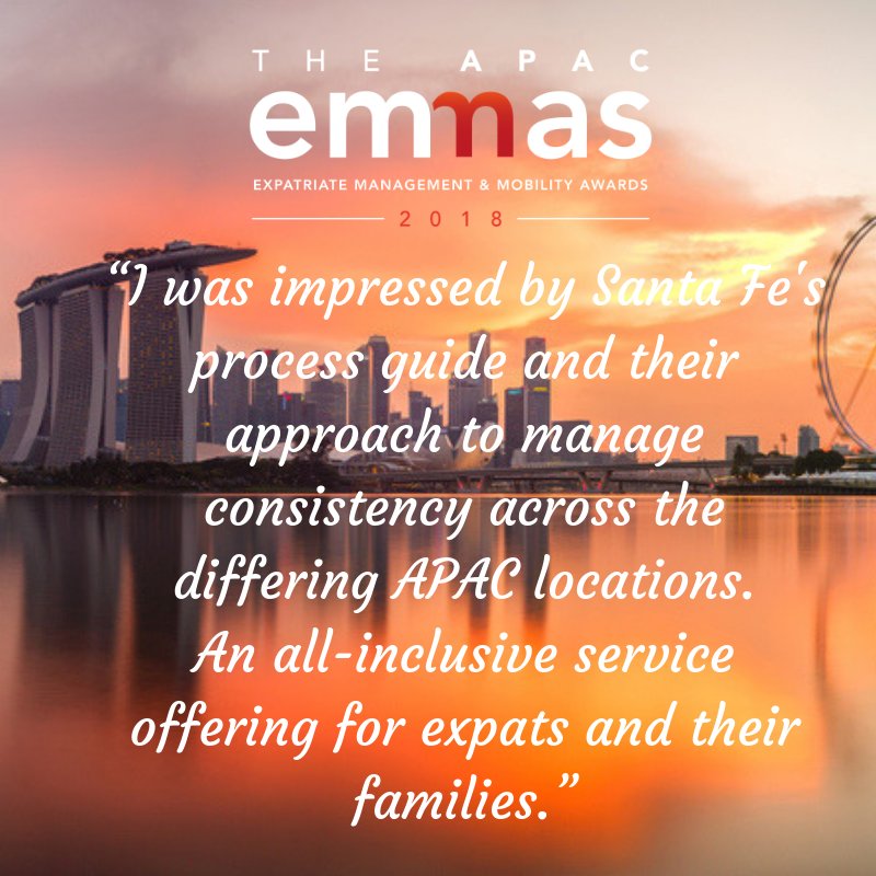FEMglobal's tweet photo. And the Winner for Destination Services Provider of the Year is… @SantaFeRelo Congratulations! 

#FEMEMMAs #FEMAPAC https://t.co/n3DQPnkZ6x