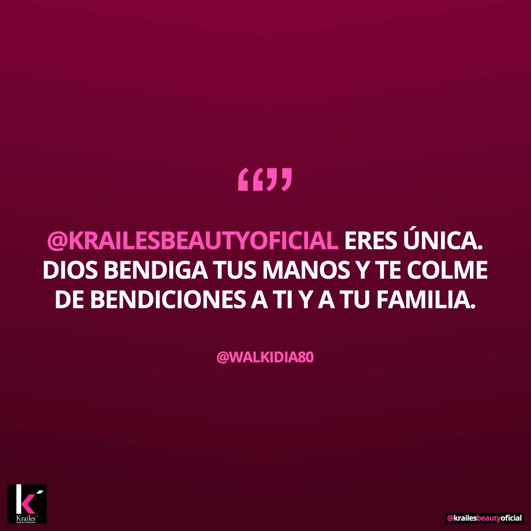 @Krailesbeautyoficial todo lo hacemos con el fin de tener clientas felices 😃 Gracias hermosa @walkidia80 por tus palabras. Estamos siempre para servir y ofrecer el mejor resultado para todas ❤
#KrailesBeauty #testimony #hair #extensions #testimonio #hairextensions #cabello