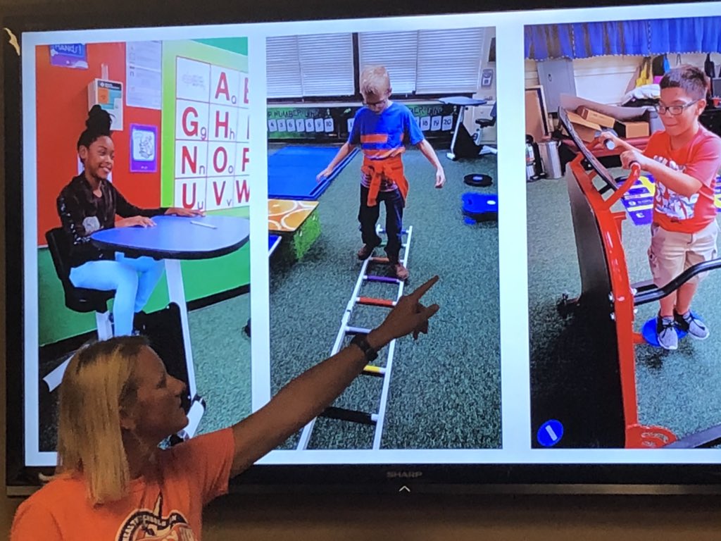 Thank you to Mark Twain Elementary on an informative presentation to the school board on their new Action Based Learning Lab #healthyschoolsok #duncanproud #oklaed