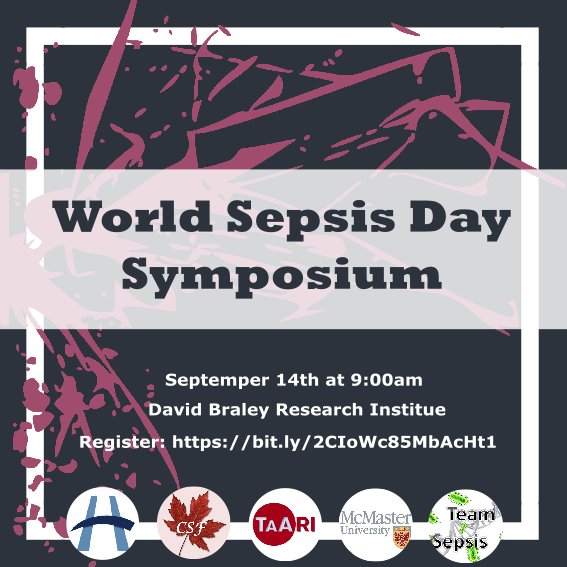 fatima_sheikkh's tweet photo. #TeamSepsis is excited for our upcoming #WorldSepsisDay symposium here in #HamOnt! We will have speakers covering different aspects of #sepsis & student poster presentations. Be sure to follow @CanSepsisFdn as we will be tweeting throughout the event! #wsd18 #sepsis #HHS #TaARI https://t.co/zAHcbrzQcL