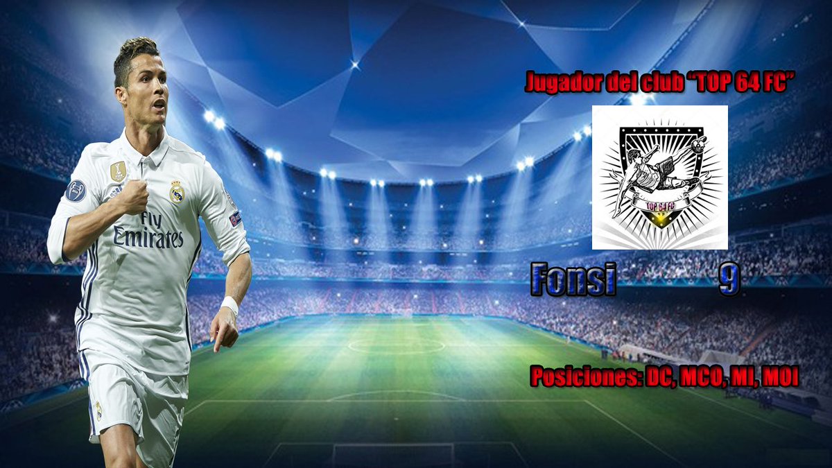 NUEVO FICHAJE: <a href="/fonsi998/">Fonsi</a> 
Esperemos que disfrutes con nosotros y des tu mayor nivel.
Bienvenido.