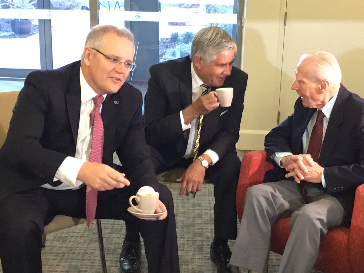 KenWyattAM's tweet photo. Great to join PM @ScottMorrisonMP @GregHuntMP at @goodwincare to commit $106 million for better facilities, better care and better standards in aged care &amp; boost for new Aged Care Quality &amp; Safety Commission. @COTAAustralia @LASANational @ACSANational https://t.co/LueVDAbvmC … https://t.co/J0Vr6op6mf