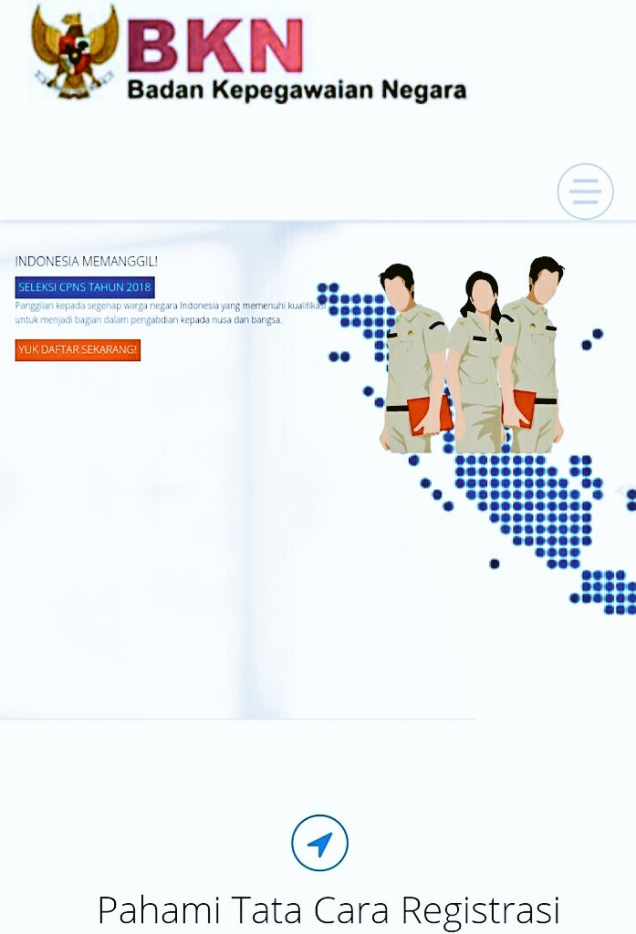 Sebuah #Utas
Selamat pagi para calon Aparatur Sipil Negara di seluruh Indonesia.

Kembali, saya Dini Arti, co-admin <a href="/LokerDir/">Lowongan Kerja Indonesia</a> akan membuat #thread yg berisi TAHAPAN DAFTAR CPNS 2018.

Akan Dini jelaskan in detail plus dicantumkan link2 resminya. Jd silahkan di LOVE 💓

💁 BantuRT