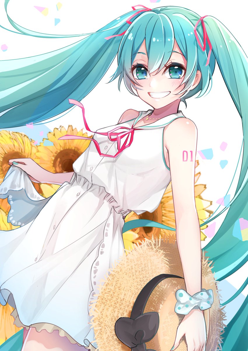 Piapro ピアプロ ピアプロ運営です 本日は 夏 作品をご紹介 Mamoさんの作品 麦わら帽子 ひまわり そして爽やかな ワンピース姿のミクさん 素敵ですっ T Co Vrfdrhs8u5 Piapro 初音ミク