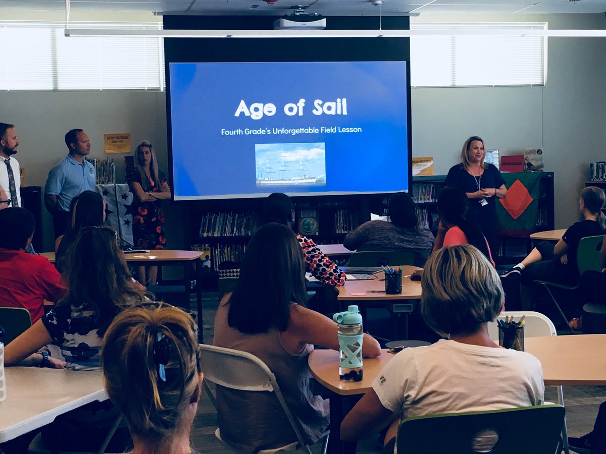 Emily_Battin's tweet image. Age of Sail parent meeting! Our @westlakecharter 4th grade teachers are building excitement for this years trip!! #WCSJoyfulLearning