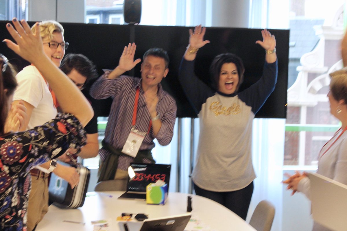 DrTHamm's tweet image. Second graders or Google Innovators...that moment of discovery!  Innovation, creativity, critical thinking, teamwork. #SCgraduate @GoogleForEdu @AndersonFive @a5disteam @pmitche1023 Ms. @morgamartin Class ROCKS! #vision5