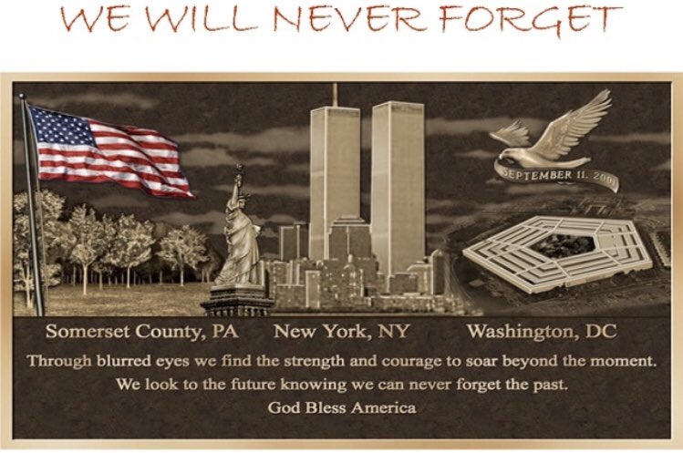 LukeDuke16's tweet photo. It’s really confusing to me watching some of these 9/11 memorials knowing we live in the greatest country on the planet, but yet it takes such great tragedies to Unite us as ONE.
🇺🇸 #neverforget 🇺🇸 https://t.co/Bkrz7RIDvY