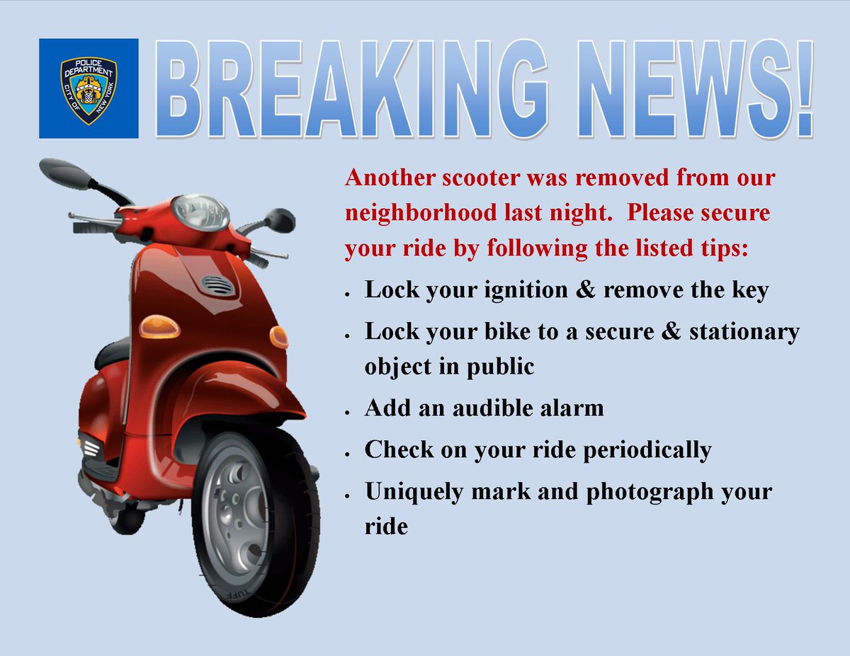 NYPD24Pct's tweet image. Our officers are out there patrolling the troubled area.  We need your assistance also securing your property.