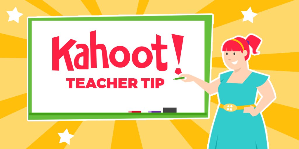 Kahoot's tweet photo. #TeacherTips 🎓 Make a collaborative kahoot! 💪🏽 Ask each student to come up with 1 question about a topic, combine them all in a spreadsheet, upload it &amp; play in class! 🌟 
Ss will love seeing their questions on the screen. #StudentEngagement https://t.co/1BacChB9F5
