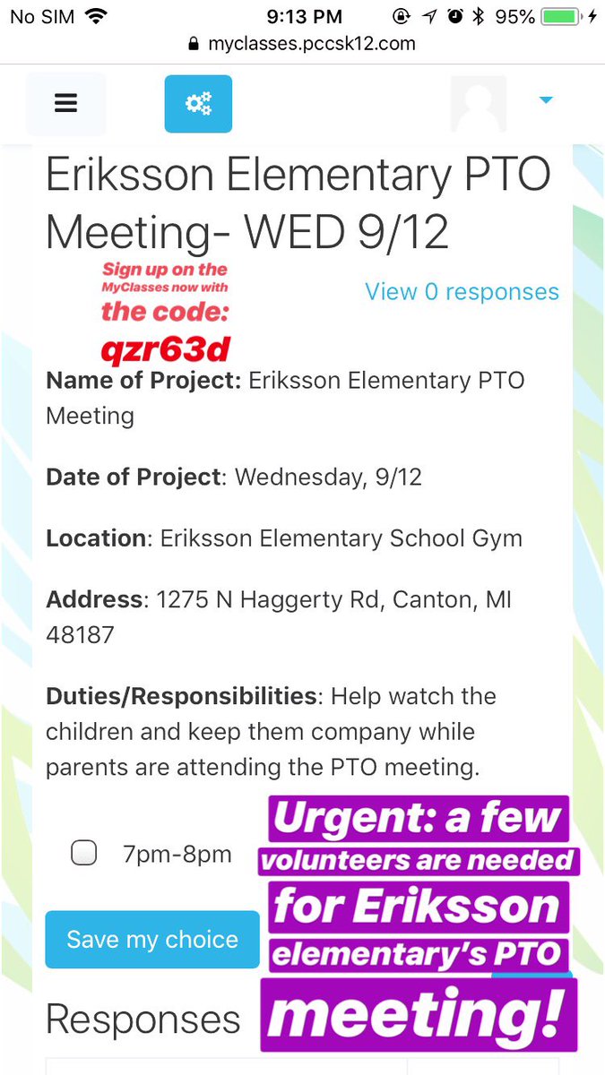 PCEPKeyClub's tweet image. Volunteers for the Eriksson Elementary PTO Meeting TOMORROW are URGENTLY NEEDED! Sign up now &amp;amp; get ahead of your hours for the semester!👌🏼👌🏼