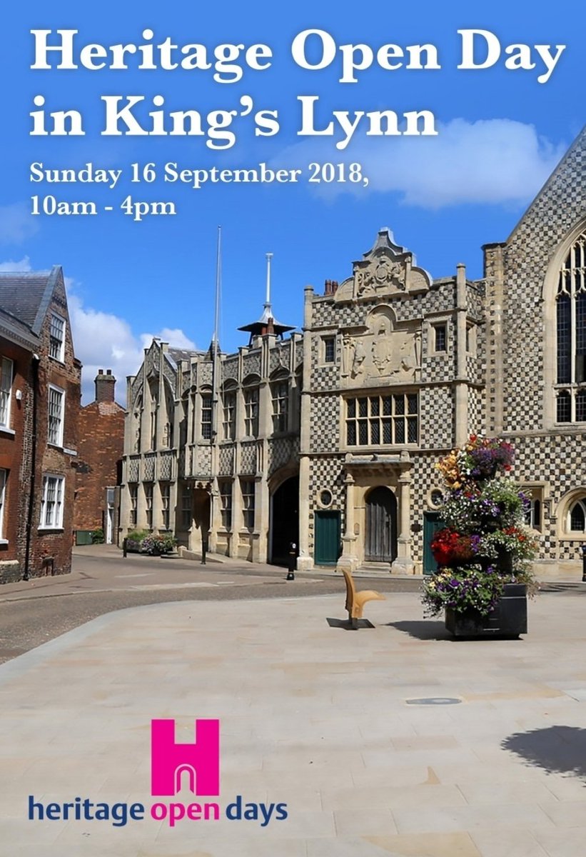 • Visit King's Lynn on Heritage Open Day
• Discover the wonderful hidden treasures of our town
• Come & enjoy the FREE tours, events & activities
• Download the full brochure here
 #LoveKingsLynn @VisitWNorfolk #Norfolk #lovewestnorfolk
kingslynncivicsociety.co.uk/heritage-open-…