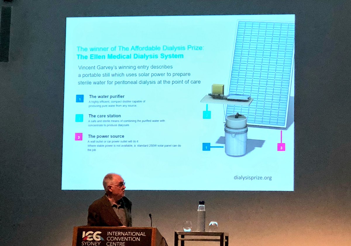 allisonjaure's tweet photo. John Knight: 7.4 million who need dialysis can not access it. Looking into affordable dialysis solutions. #anzsn2018 patient session @scholes_nicki @NephMcDonald @talia_gutman @shilpa_jes @BEAT_CKD @TheLancet @LancetGH @ISNkidneycare @ISPD1 https://t.co/p4nuT8QCUl