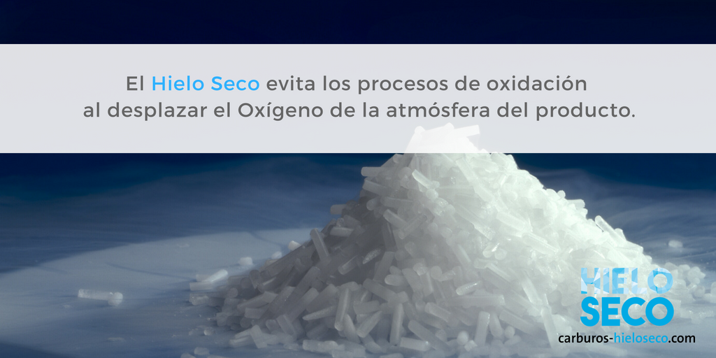 Carburos's tweet photo. ❄️¿#SabíasQue el #HieloSeco evita los procesos de oxidación al desplazar el #Oxígeno de la atmósfera del producto? ¡Descubre más curiosidades sobre este producto! ➡️https://t.co/XU4eTOncbn ❄️ https://t.co/Ft1WO9fHa9