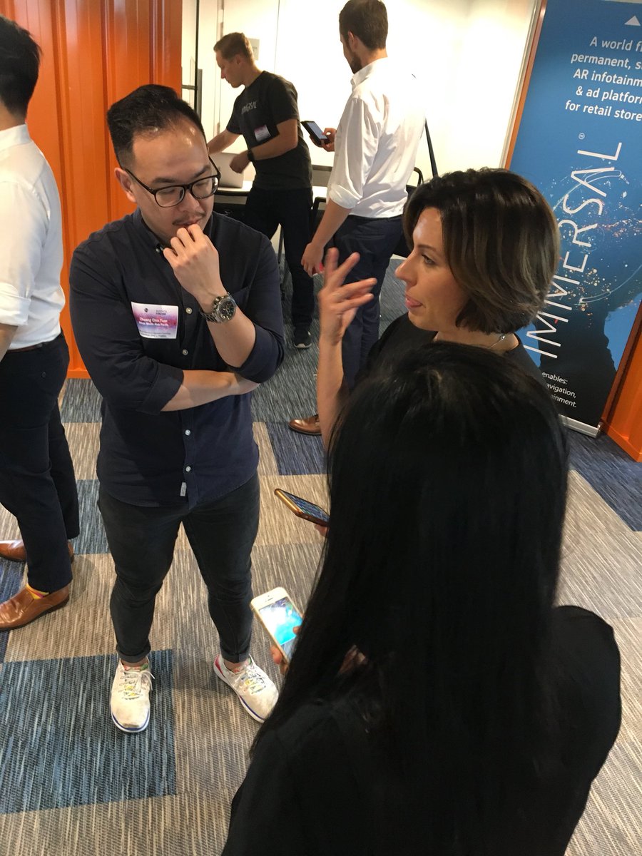 UllaHiekkanen's tweet image. What’s common for startups in Singapore and #Finland? They grow global from day1. #AR/VR networking
Superb #technologyweek ahead 

@paulaparviainen #TeamFinland @BusinessFinland