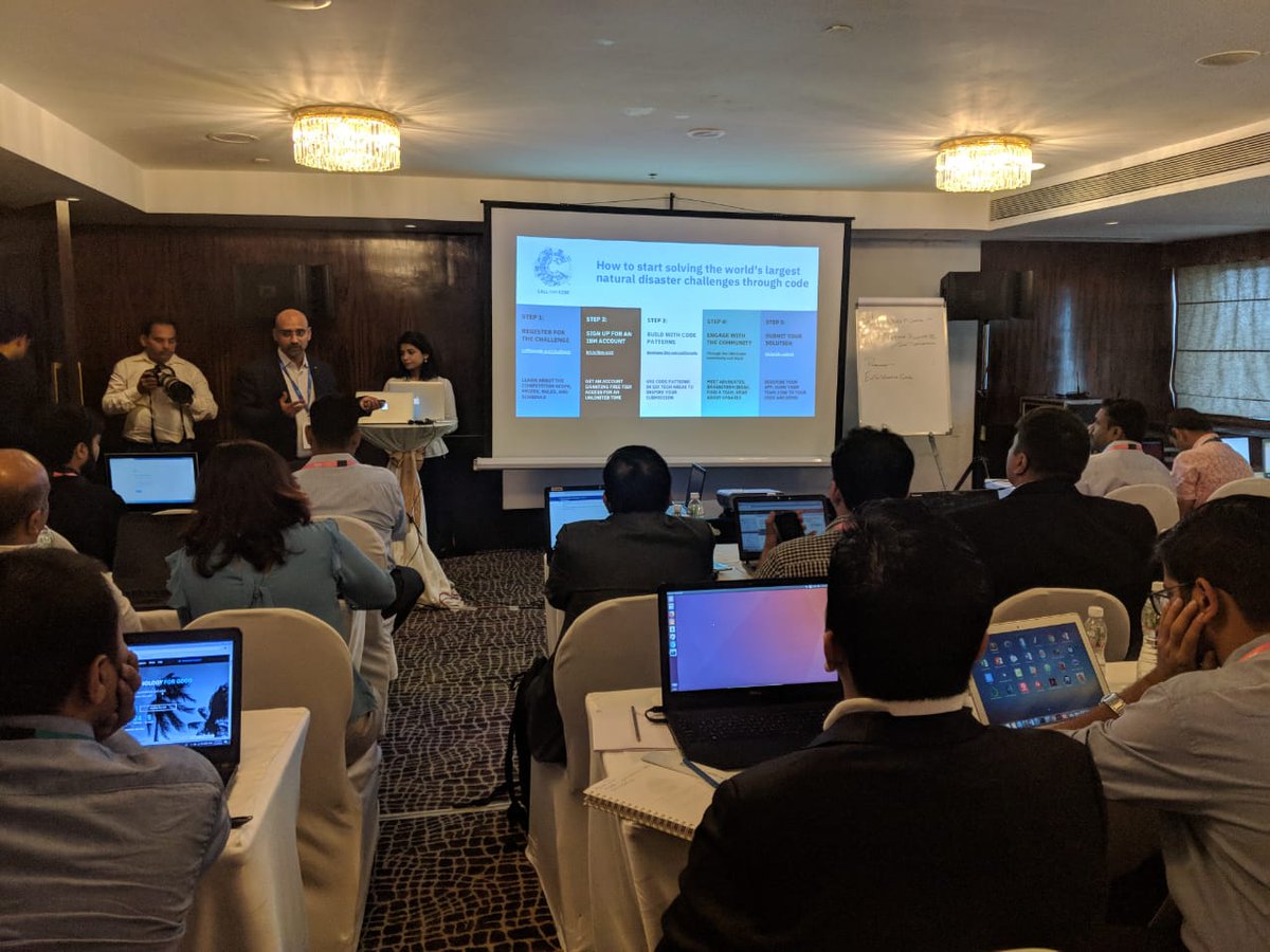 sudhargovindan's tweet image. #CallForCode session by #IBM Developer Advocates in #IBMThinkSummit at Mumbai ! @seemapk @S_Bhuvana @CallForCode @nipunmehrotra @angelluisdiaz @DeepeshBhargav7 @nsobti25 @ibm_in @ibmcode @IBMcommunity @IBMDeveloper @IBMcloud @IBMWatson @omkarn8