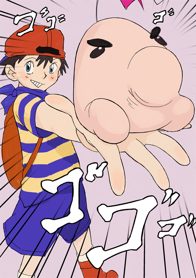 ness! sketch: @PLasmaghost0 line: @Xenophoss colour: @sphenop_s final: @yueko__ 