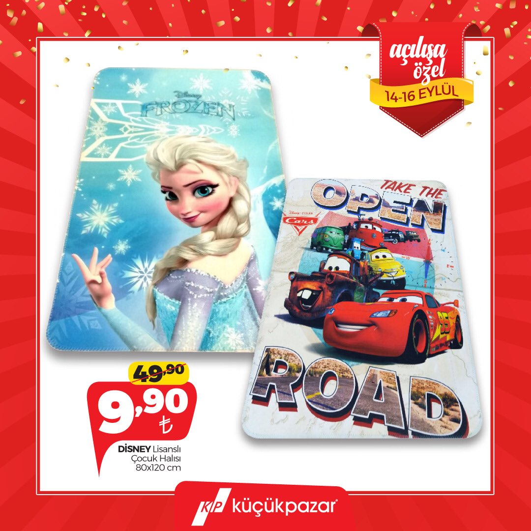 Disney Lisanslı Çocuk Halısı 9,90 TL❗️
Atakent Cağaloğlu Şubemizde geçerli olacak büyük fırsatı kaçırmayın!
#çocukhalısı #bebekodası #çocukodası #dekorasyon #açılış #cocukodasidekorasyon #frozen #bebekodasıdekorasyonu #samsun #trend #kucukpazar