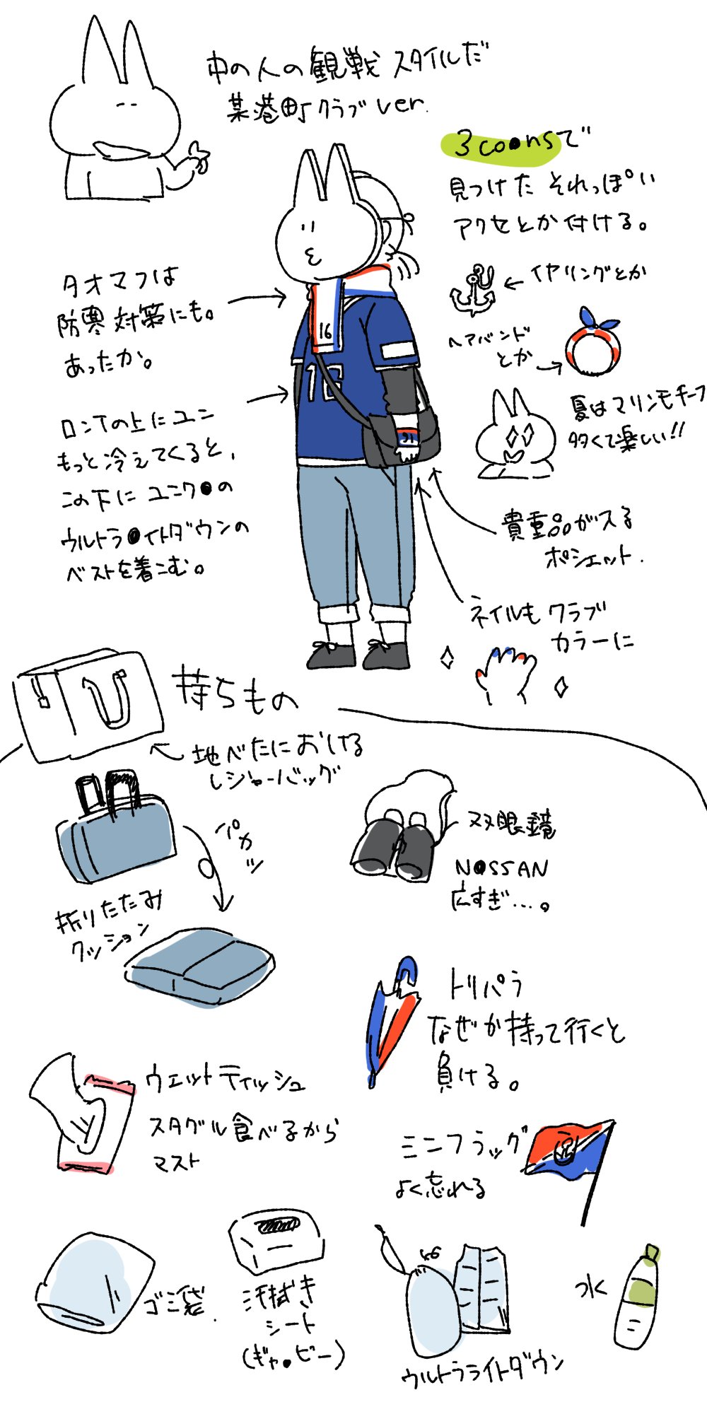 きいろい サッカー将棋イベントに行く人へ 初めてサッカー観戦する人のためのガイドを書いてみようと思いました 第二弾 服装や持ち物のこと 二枚目は タダのにわかサポの格好だよ イベントに参加される方は 試合見て帰ってね 次回は