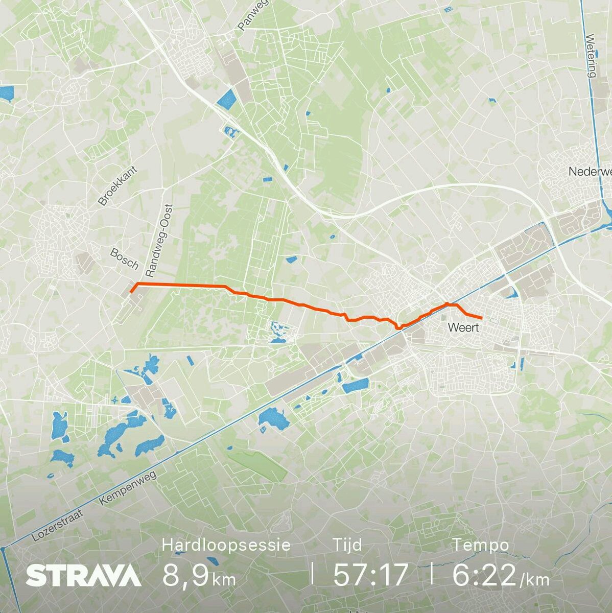 Bekijk mijn hardloopsessie op Strava: strava.com/activities/183…