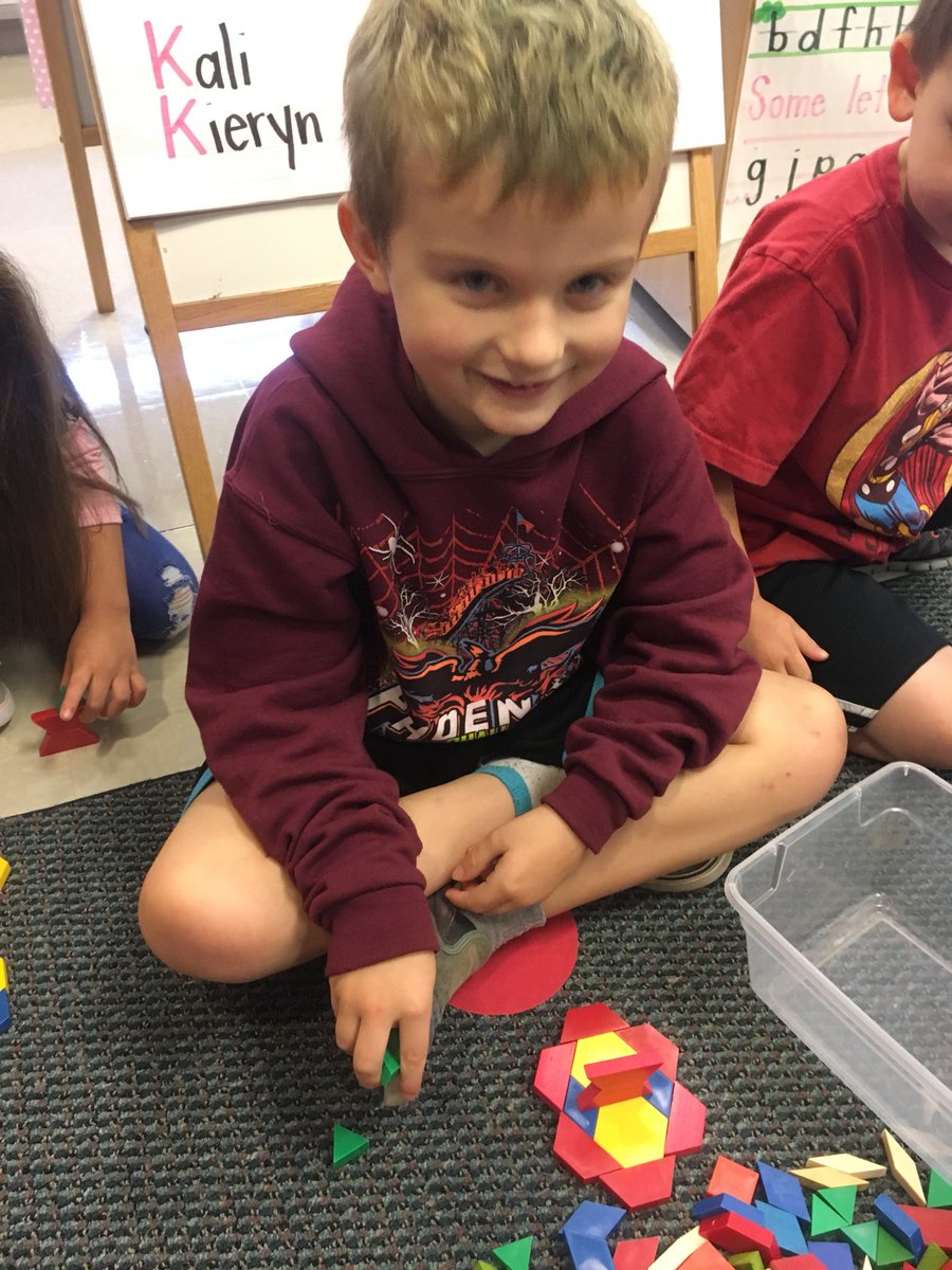 Exploring pattern blocks!