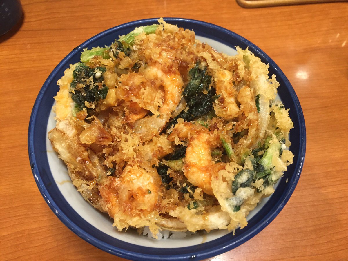 封神龍 手洗いうがい推奨仕様 昼飯は海老といかのかき揚げ天丼 730円 美味かった 天丼てんや 赤坂見附店 In 港区 東京都 T Co Izdpkir2bw