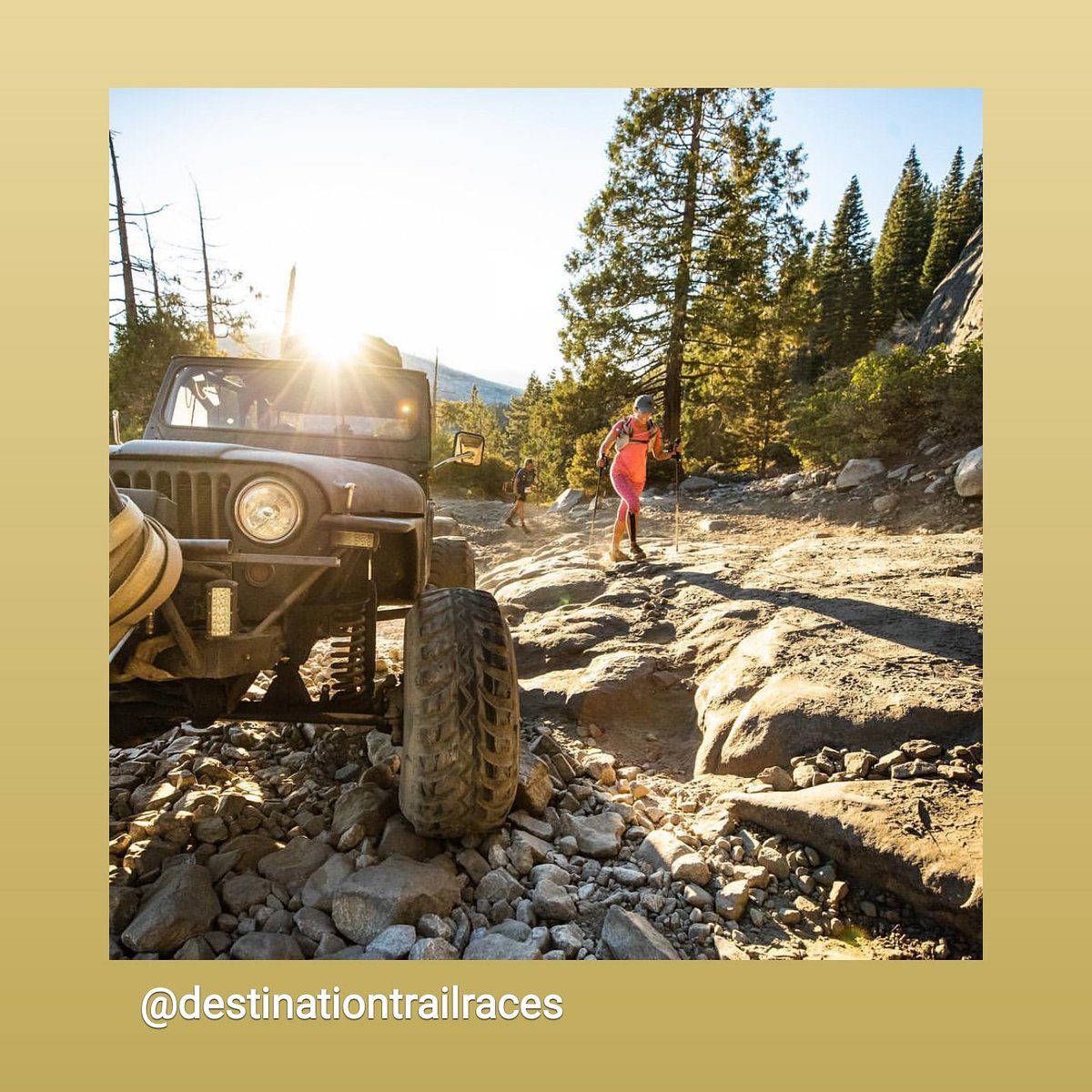 BeckyGomes9's tweet photo. Photo of me climbing the Rubicon, around mile 182. #Tahoe200done #singletrackrunning #rubicontrail https://t.co/rDZ9I4EIZ4
