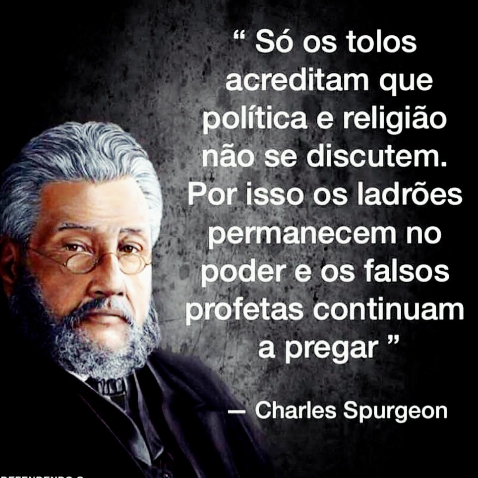 ZeAntonioCampos's tweet image. Só pra saber. ...
#spurgeon #charles #pregar #falso #profetas #tolos #ladroes #permanecer