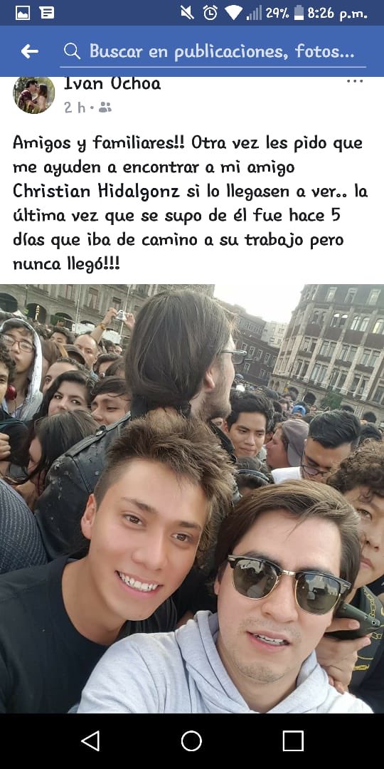 Entrenadores les pedimos su apoyo para localizar al compañero Christian Hidalgonz, desapreció hace unos días de camino a su trabajo.
Sabemos que jugaba por la zona de Mixcoac, condesa, BJ y trabaja en Polanco ¡Alerta comunidad PoGo!