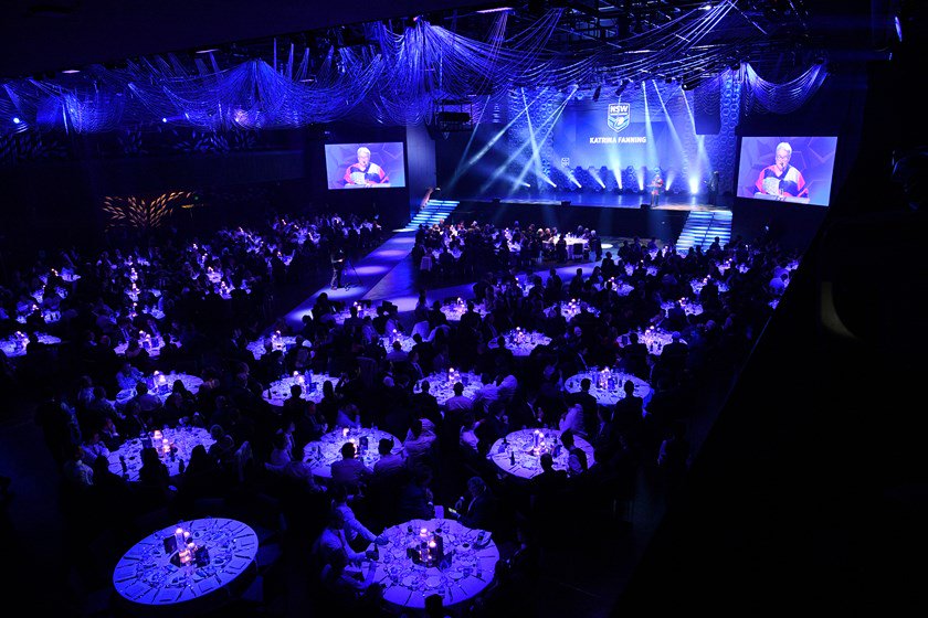 DFProductions's tweet image. We produced the @NSWRL Brad Fittler Medal Awards Night. It was an amazing night with a dramatic blue tunnel entry, incredible feature entertainment and celebration with the medal awarded to @jamestedesco93 
Photo Cred: NRL Photos, Grant Trouville &amp;amp; Gregg Porteous