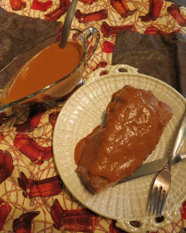 candacemore's tweet photo. Just in time for end of summer/beginning of fall, Pork Roast with Peach BBQ Sauce. #KeystonePantry #Alluloserecipe https://t.co/ra3ompEc5r https://t.co/TT4LWRbmt9