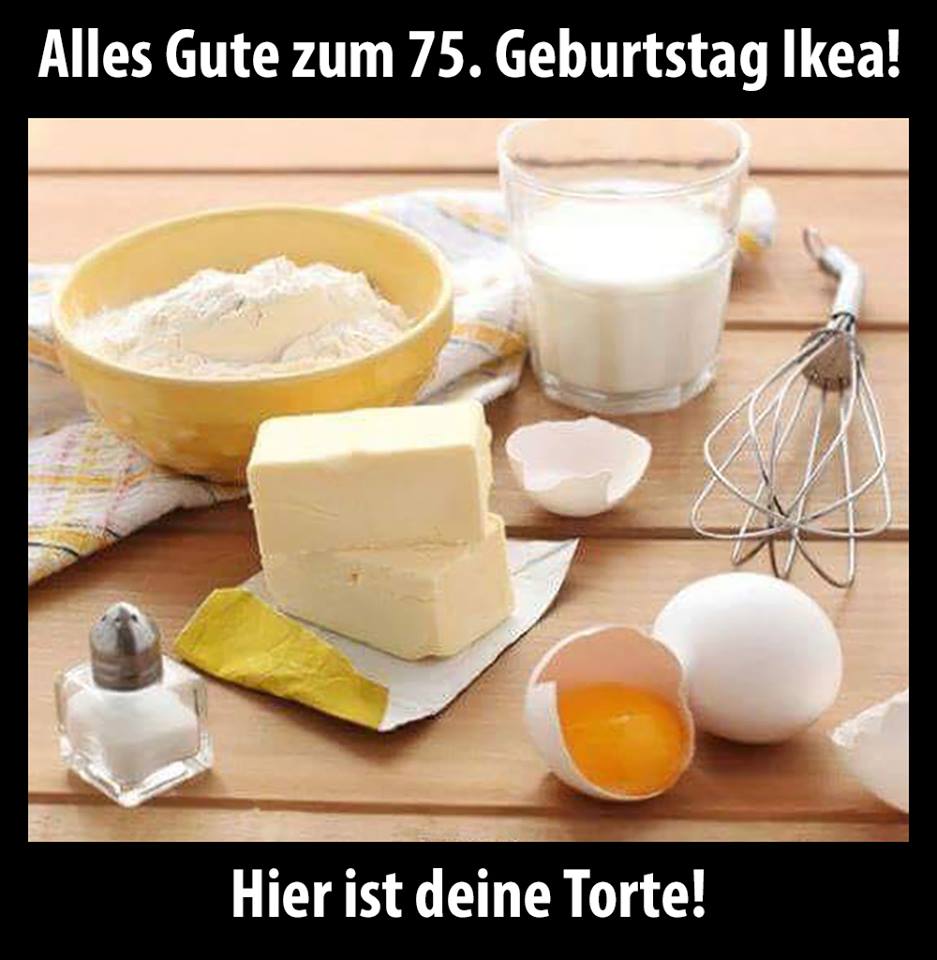 Herzlichen Glückwunsch zum Geburtstag IKEA.
